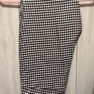 Nanette Lepore Black and White Gingham Pants
